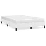 Lit adulte - 120x190 cm lit double cadre de lit blanc similicuir chy29870352