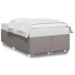 Lit adulte - 120x190 cm lit double cadre de lit taupe tissu chy25662737