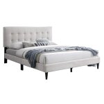 Lit adulte 160x200 / 140x200 cm - lit rembourr� avec sommier - lit double 200x160cm - t�te de lit matelass�e ...