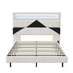 Lit adulte 160x200 cm lit double led avec tête de lit design et sommier à lattes lit rembourré velours ... Lit adulte 160x200 cm lit double led avec tête de lit design et sommier à lattes lit rembourré velours ...