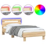 Lit adulte - 90x190cmlit simple cadre de lit avec lumières led chy48473880 Lit adulte - 90x190cmlit simple cadre de lit avec lumières led chy48473880