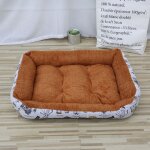 Lit pour animaux confortable avec coussin chauffant épais couleur marron taille 50x40 cm pour chiens ... Lit pour animaux confortable avec coussin chauffant épais couleur marron taille 50x40 cm pour chiens ...