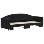 Lit banquette 2 places - canap / lit de jour avec gigogne - multifonctionnel - 80x200 cm cal3020563