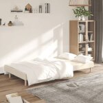 Lit banquette 2 places - convertible - canap - lit  2 places crme tissu cal5377932
