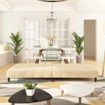 Lit banquette 2 places - convertible - canap - lit  2 places crme velours cal2138613