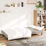 Lit banquette 2 places - convertible - canapé - lit à 2 places gris clair velours cal2052279 Lit banquette 2 places - convertible - canapé - lit à 2 places gris clair velours cal2052279