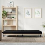 Lit banquette 2 places - convertible - canap - lit avec porte - gobelets noir tissu cal9691775
