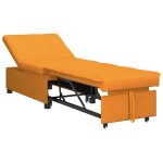 Promotion lit banquette sofa relax - sofa - lit 3 en 1 design extensible - tissu jaune fonc 28298 - ...