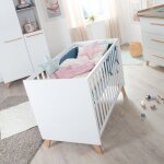 Lit bébé 60 x 120 transformable en cododo roba - leon - 6 niveaux de hauteur - pieds en bois massif - ... Lit bébé 60 x 120 transformable en cododo roba - leon - 6 niveaux de hauteur - pieds en bois massif - ...