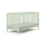Lit b�b� 60x120 - lit � barreaux pour b�b� - r�glable en hauteur - barreaux amovibles - bois de h�tre ...