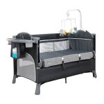 Lit b�b� berceau cododo parc pour b�b� avec table � langer jouet suspendu panier de rangement hauteur ...