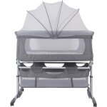 Lit bb cododo berceau cododo  roulettes pour bbs de 0 - 36 mois avec matelas moustiquaire