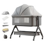 Lit bebe magic zc lit bebe cododo evolutive panier de rangement table � langer hauteur r�glable avec ...