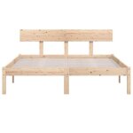 Lit blanc sommier � lattes - hello2026 - cadre de lit - sans matelas - bois massif 140x190 cm fr 8257155 ...