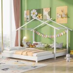Lit cabane enfant 90x190 structure bois massif lit enfant garde - corps s�curit� mod�le �volutif lit ...