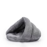 Lit canap� pour animaux de compagnie portable douillet caverne pour chat chien doux sac de couchage danimaux ...