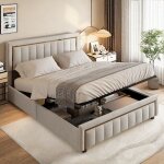 Lit capitonné 160x200 lit coffre avec rangement lit en velours lit rembourré au design moderne adultes ... Lit capitonné 160x200 lit coffre avec rangement lit en velours lit rembourré au design moderne adultes ...