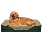 Lit de chientaille l panier chien pour animal de compagnie en mousse � m�moirecoussin avec housse lavable ...