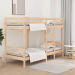 Lit classique simple - lit superpos� - sans matelas - 90x190 cm - bois de pin massif deco ja1437330