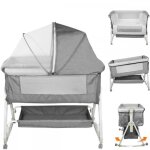 Lit cododo b�b� - xuanyu - lit �volutif - rangement + moustiquaire - de la naissance �15 mois (jusqu� ...