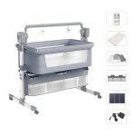 Lit bebe berceau lectrique - magic zc - lit cododo multifonctionnel bluetooth avec musique balanoire ...