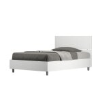 Lit coffre 1 place et demi - ityhome - demas - 120x190 cm - t�te de lit incluse - style minimaliste