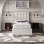 Lit coffre 1 place - sunny - sunny - 80x190 cm - sommier relevable - design contemporain Lit coffre 1 place - sunny - sunny - 80x190 cm - sommier relevable - design contemporain