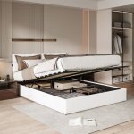 Lit coffre 140 x 200 avec sommierlit double avec usblit avec sommier  lattes en boislit rembourrlit ...