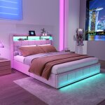 Lit coffre 140x190 avec ledlit rembourré avec 4 tiroirslit double avec rangementlit capitonnélit 2 personnes ... Lit coffre 140x190 avec ledlit rembourré avec 4 tiroirslit double avec rangementlit capitonnélit 2 personnes ...