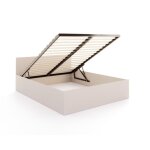 Lit coffre panama 120x190 - sommier inclus cachemire