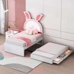 Lit denfant lit rembourr� 90 x 200 cmtissu velours canap� - lit simple rembourr� multifonctionnel avec ...