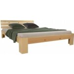 Lit double en bois futon 160x200 bois naturel - marque - modèle - bois massif - 2 places - marron - beige ... Lit double en bois futon 160x200 bois naturel - marque - modèle - bois massif - 2 places - marron - beige ...