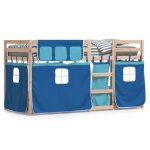 Lit double enfant - lit superpos� - double / 2 personnes - 90x200 cm bois de pin massifcdiscount2025 ...