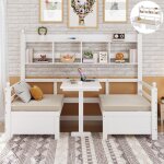 Lit enfant 90x200cm canapé - lit 3 en 1 lit simple en bois massif avec bureau étagère de rangement coussins ... Lit enfant 90x200cm canapé - lit 3 en 1 lit simple en bois massif avec bureau étagère de rangement coussins ...