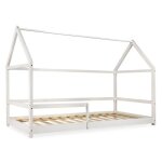 Lit enfant cabane bianca 90x190cm blanc
