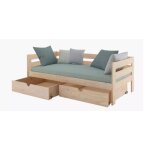 Lit denfant simple avec tiroirs de profiwood fabriqu� en bois de pin massif meubles pour chambres denfants ...