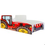 Lit enfant tracteur farmer avec matelas ? 160x80 cm