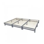 Lit familial - homestyle4u - palette 270x200 cm - bois massif - 4 places - design contemporain