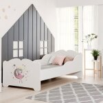 Lit pour fille anna 70 x 140 cm avec matelas ? la solution id�ale pour une chambre d?enfant