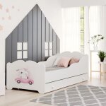 Lit pour fille anna 70x140 avec tiroir et matelas ? la solution id�ale pour la chambre d?enfant