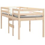 Lit haut sans matelas - 90x200 cm - bois de pin massif ll0000155130