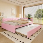 Lit de jour lit de jour 140 * 200cm canap� - lit lit avec treillis (sans matelas) avec lampe de table ...