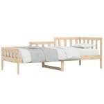 Lit de jour - vidaxl - ll0000241848 - bois pin massif - 90 x 190 cm - sommier � lattes