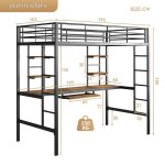Lit m�tallique 190�90cm solution intelligente pour les r�sidences universitaires petits appartements ...