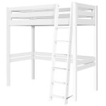Lit mezzanine 2 places orsai blanc 120x190 cm Lit mezzanine 2 places orsai blanc 120x190 cm