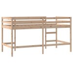 Lit mezzanine denfants - double / 2 personnes - - single / 1 personne - avec �chelle 80x200 cmcdiscount2025 ...