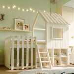 Lit mezzanine enfant 90x200 cm avec échelle lit cabine 90x200cm avec toit et fenêtre rangement ouvert ... Lit mezzanine enfant 90x200 cm avec échelle lit cabine 90x200cm avec toit et fenêtre rangement ouvert ...