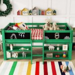 Lit mi - hauteur 90 * 200lit mezzanine avec tagre et chellelit enfant avec barrire de scuritsommier ...