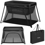 Lit parapluie 3en1 lionelo alice - ultra l�g�re - lit b�b� - parc b�b� - 3cm matelas - sac inclus - ouverture ...