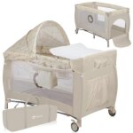 Lit parapluie 3en1 - lionelo sven plus - parc b�b� - table � langer - moustiquaire - matelas - 0 - 36 ...